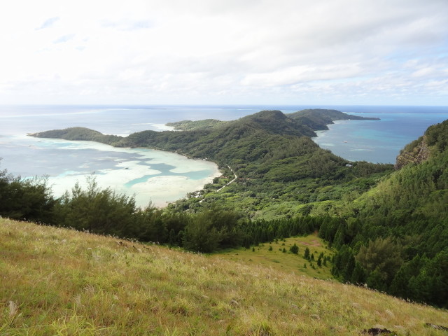 Ile de Mangareva, depuis le Mokoto