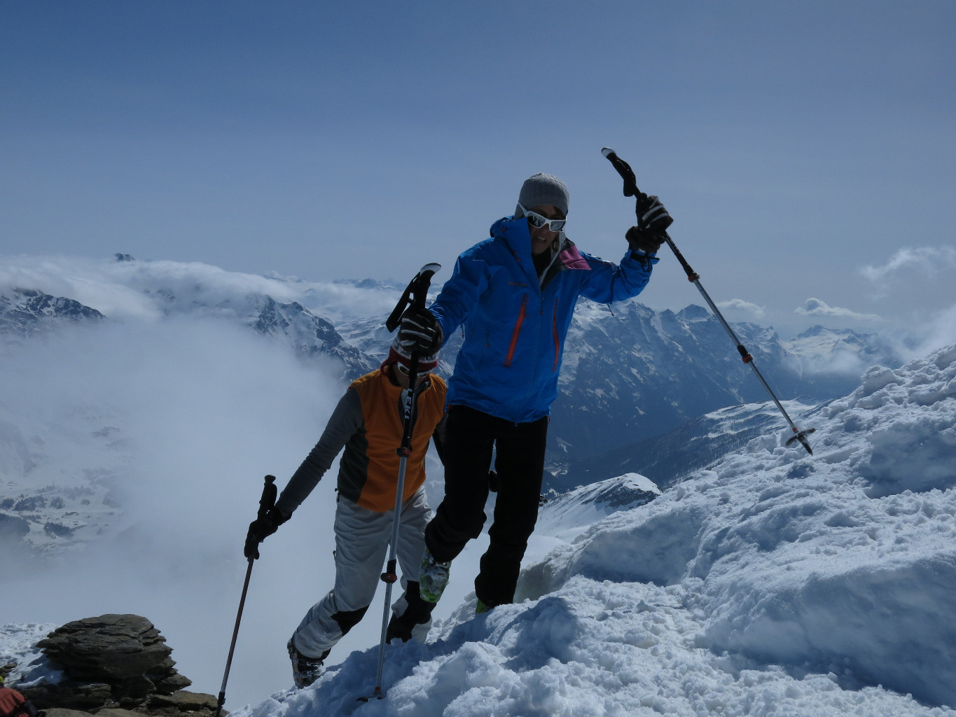 Arrivée de Odile et Sébastien