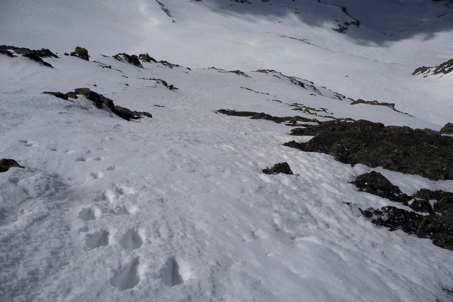 Début de la descente