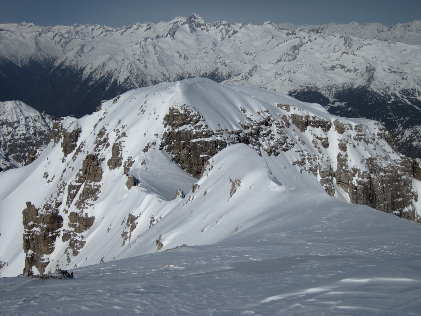 cima Brenta Ovest e la cresta