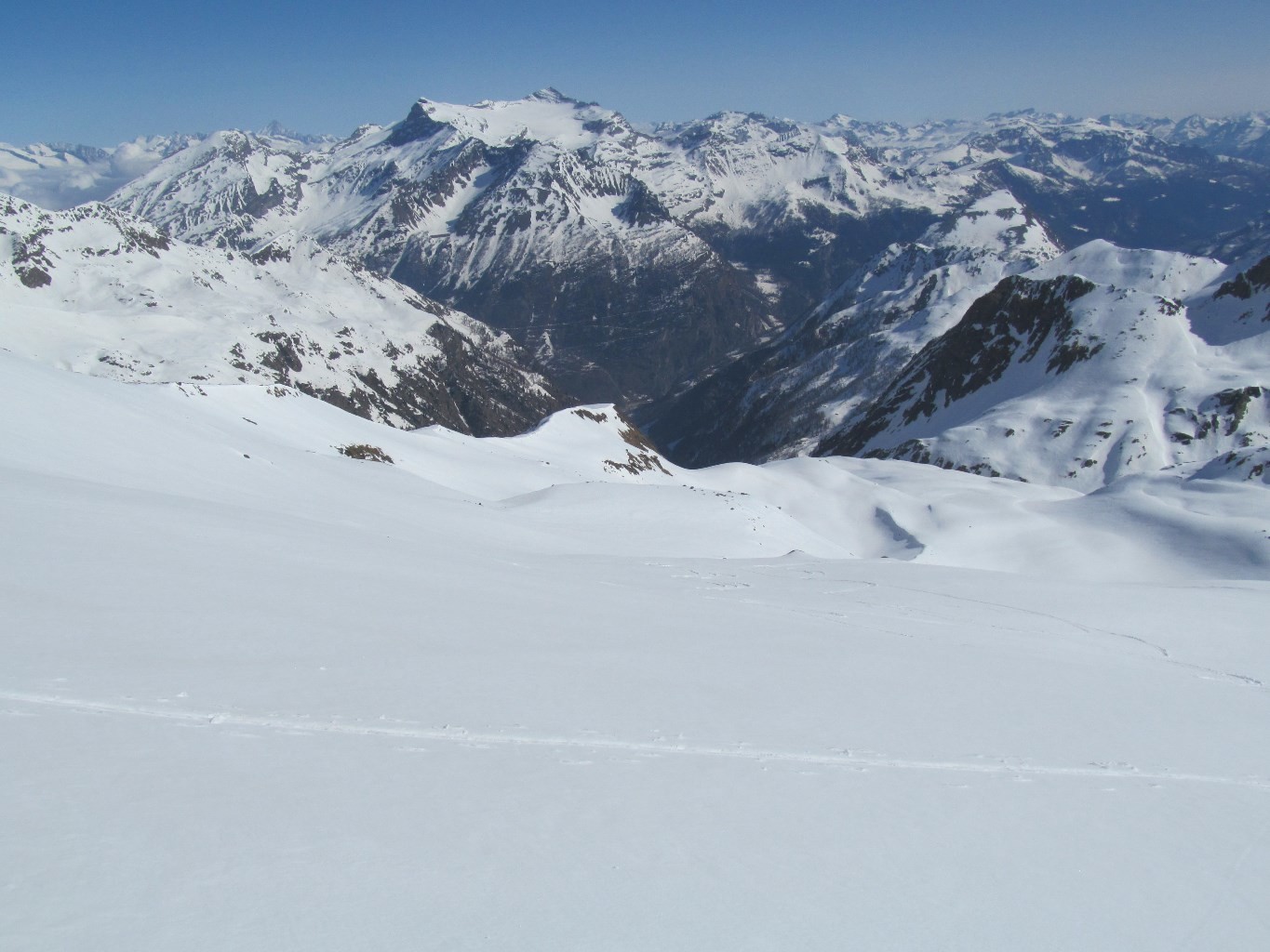 sguardo verso nord e il gruppo del Leone