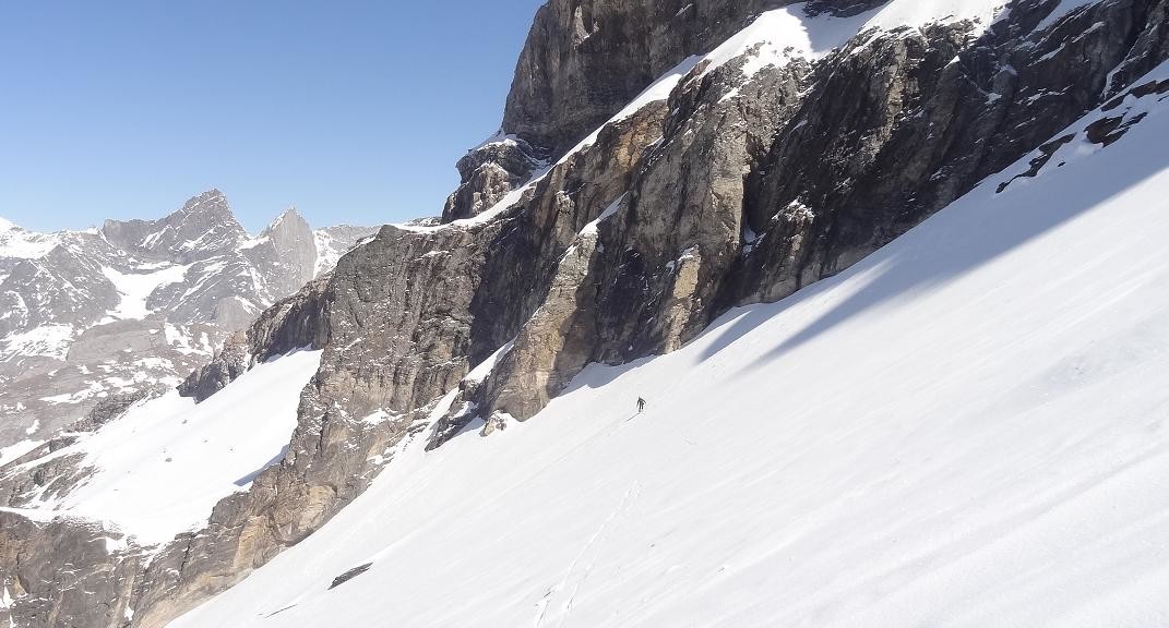 traversée bien dure (sous la pte du Dard)
