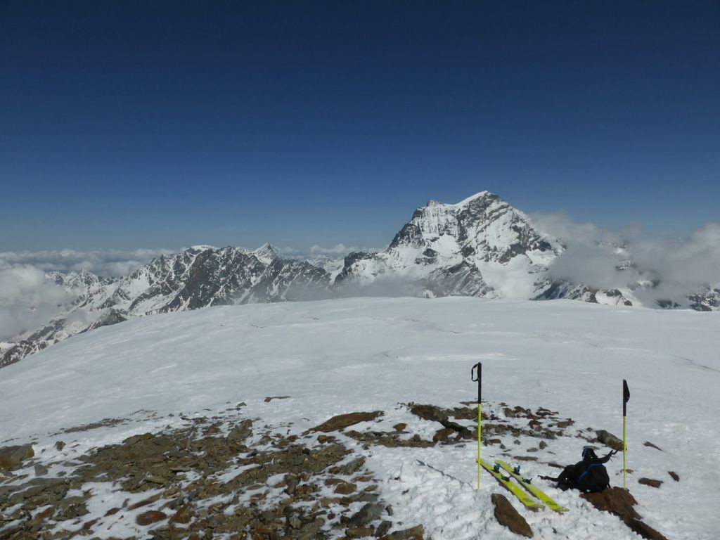 Au sommet vue sur le Grd Combin