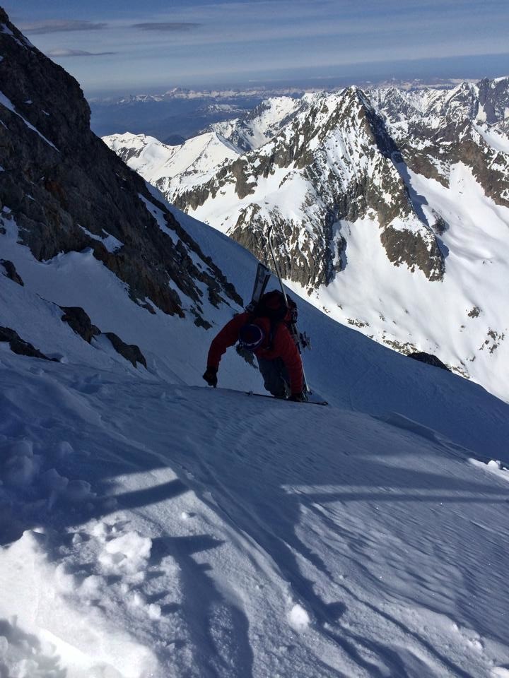 arrivé au col