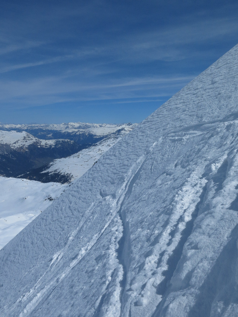 Etat de la neige, versant N