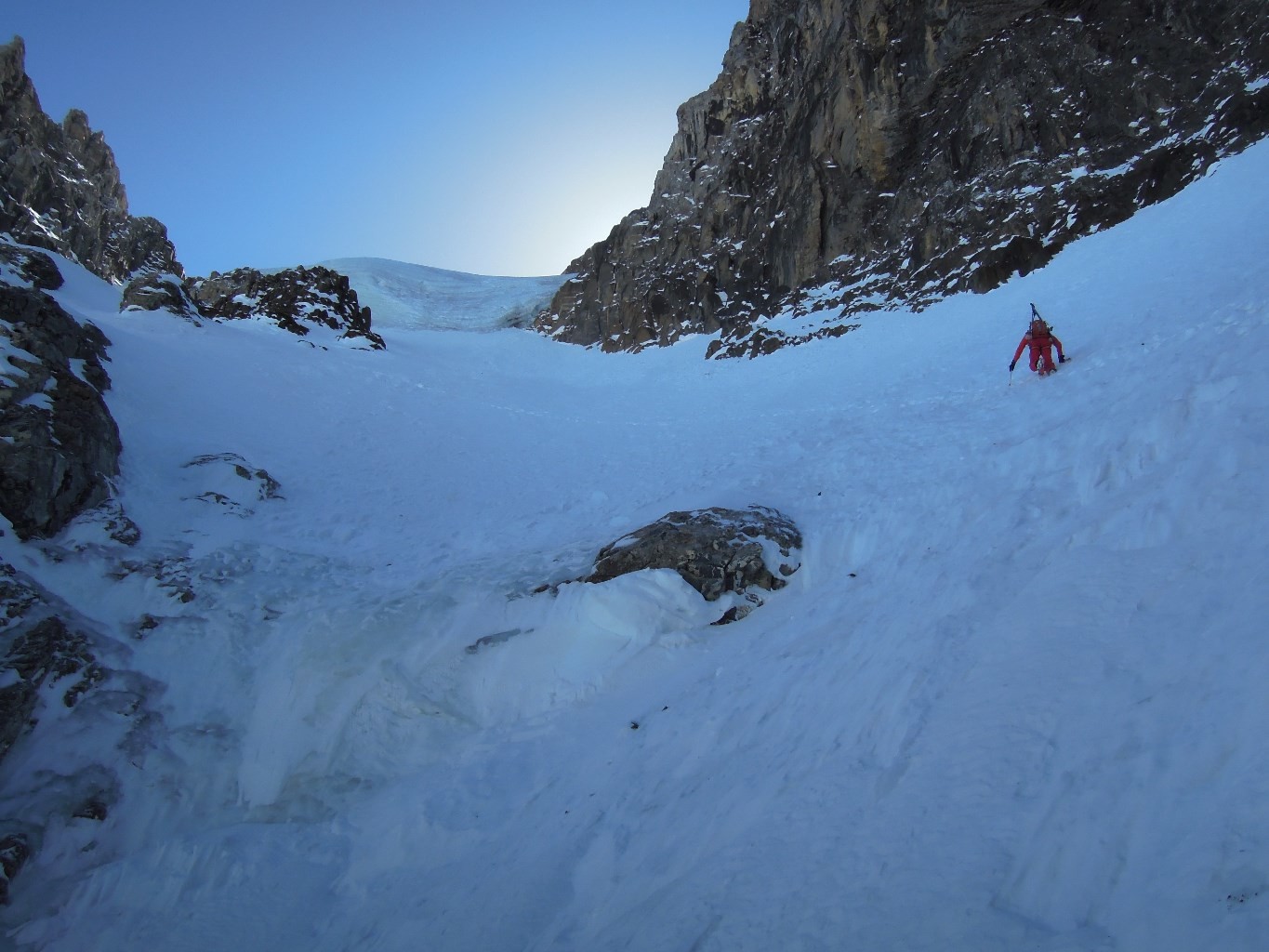 Traversée sous le glacier