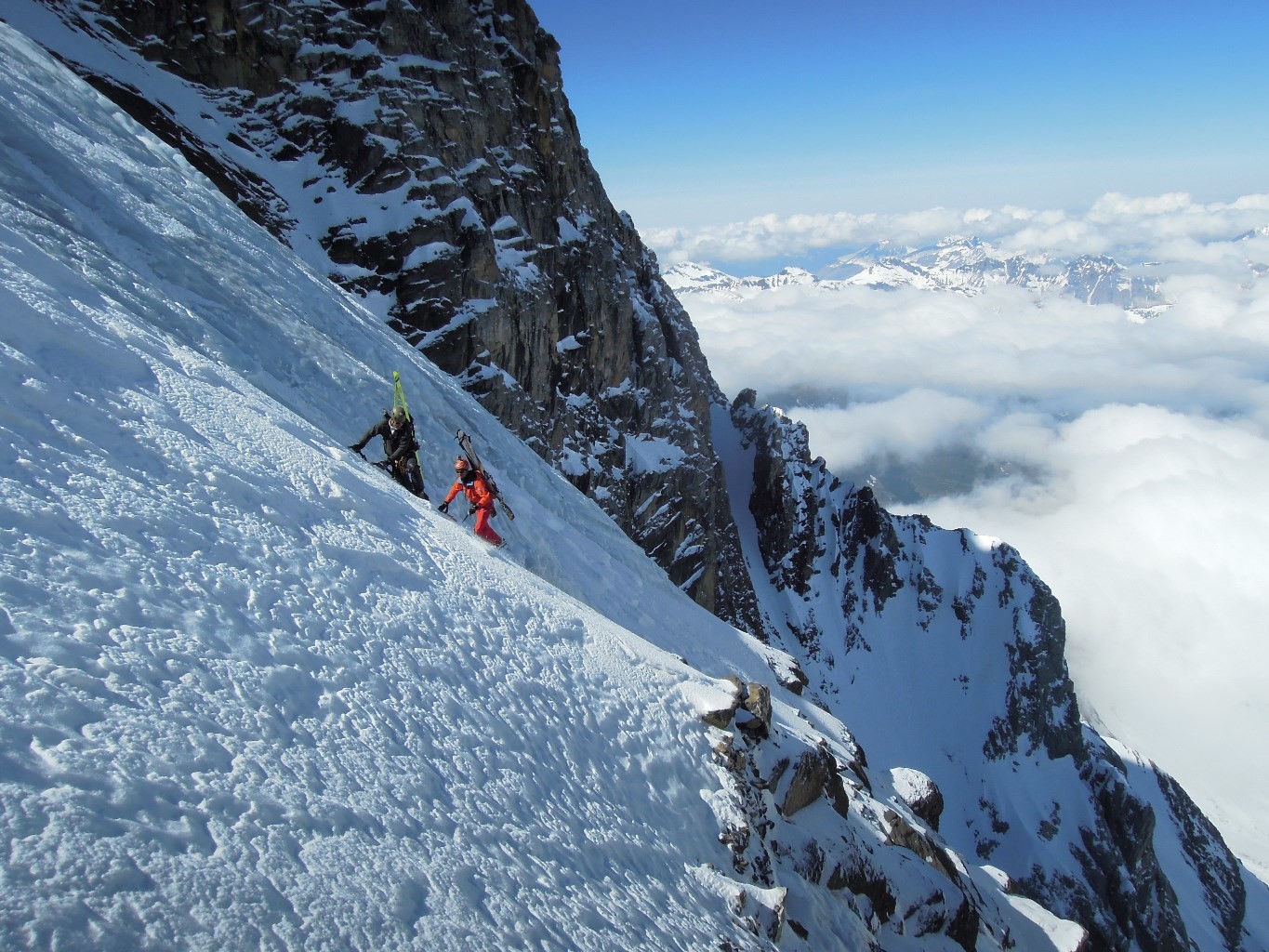 Au bord de la langue du glacier