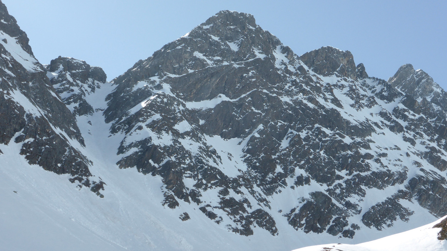 Brèche de la Marmottane et son couloir