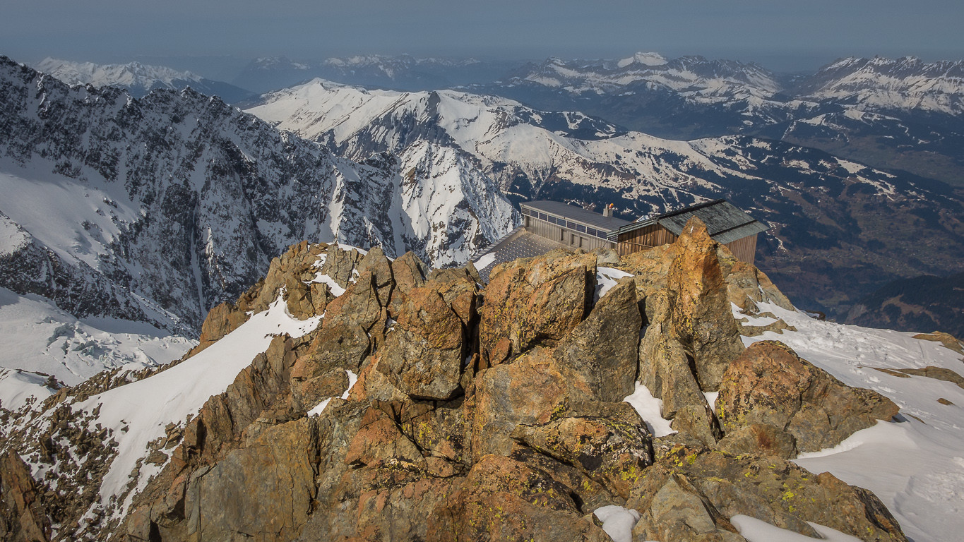 Le projet initial était de filer au Mont Blanc. En fait comme on était en retard on a décidé de s’arrêter à Tête Rousse.