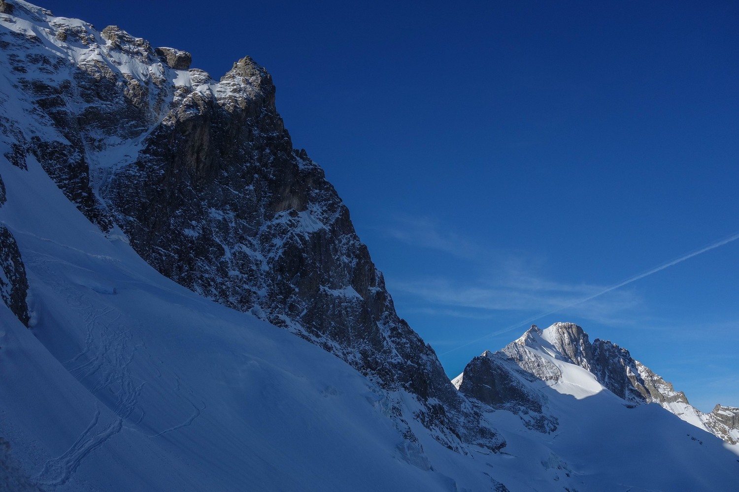 Sur le glacier de la Meije