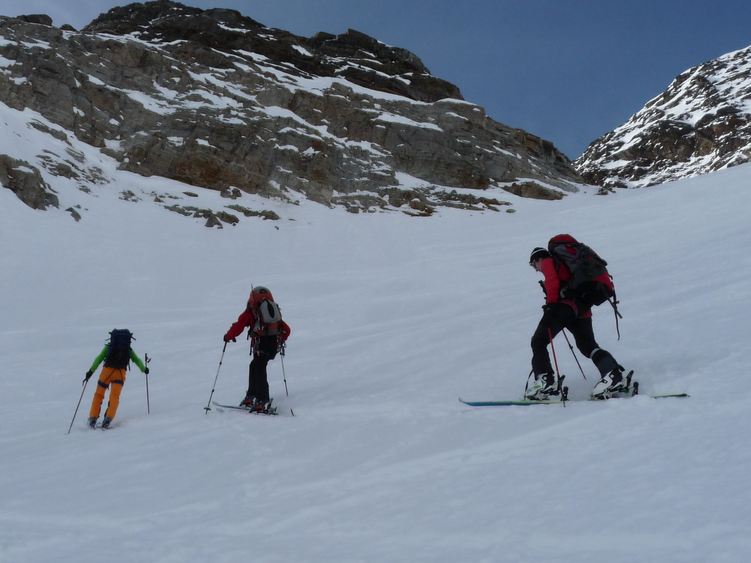 Montée par le couloir