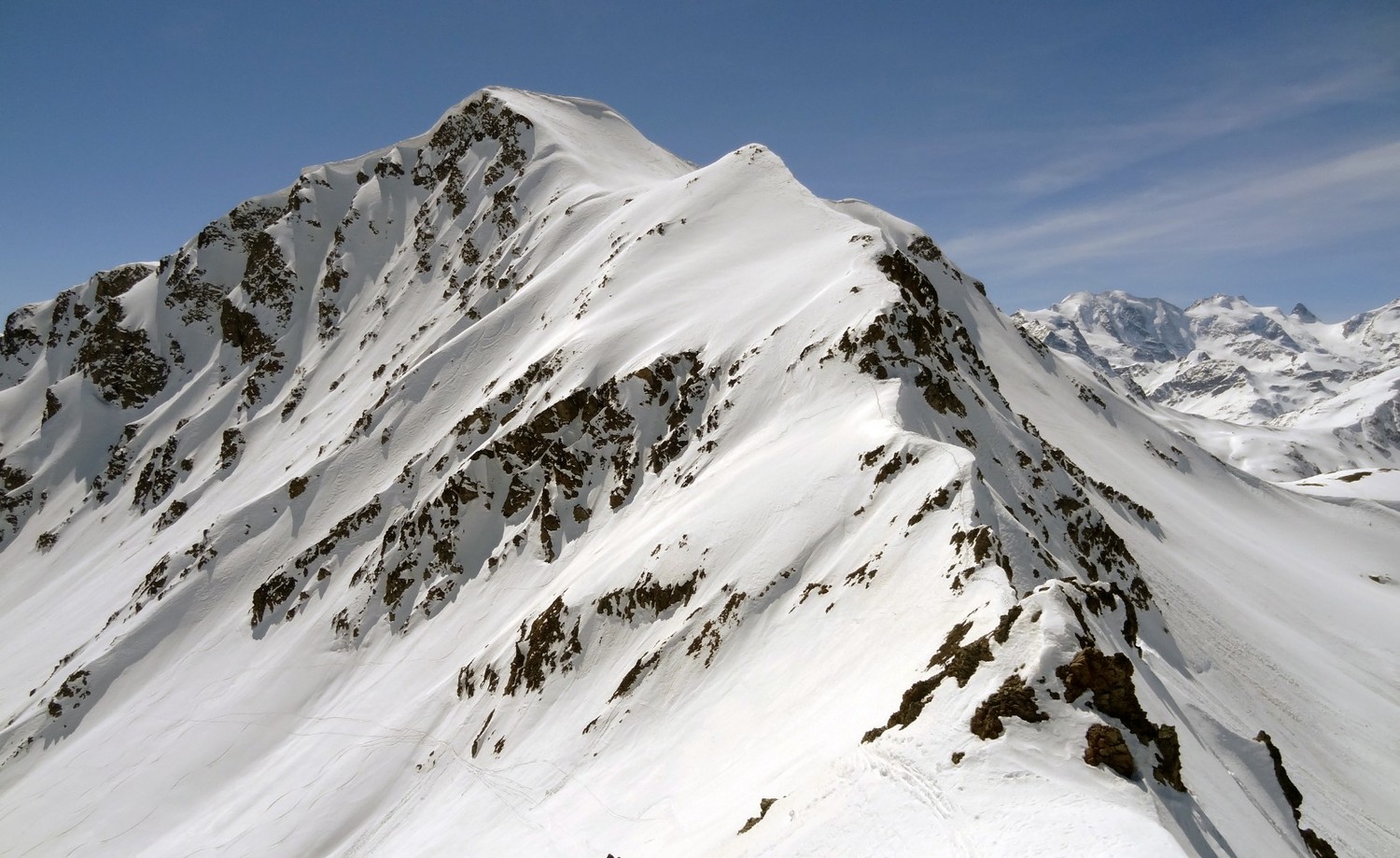 La cresta nord del Monte Breva