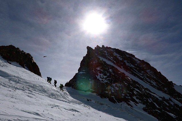 Hugisattel et arête N du Finster