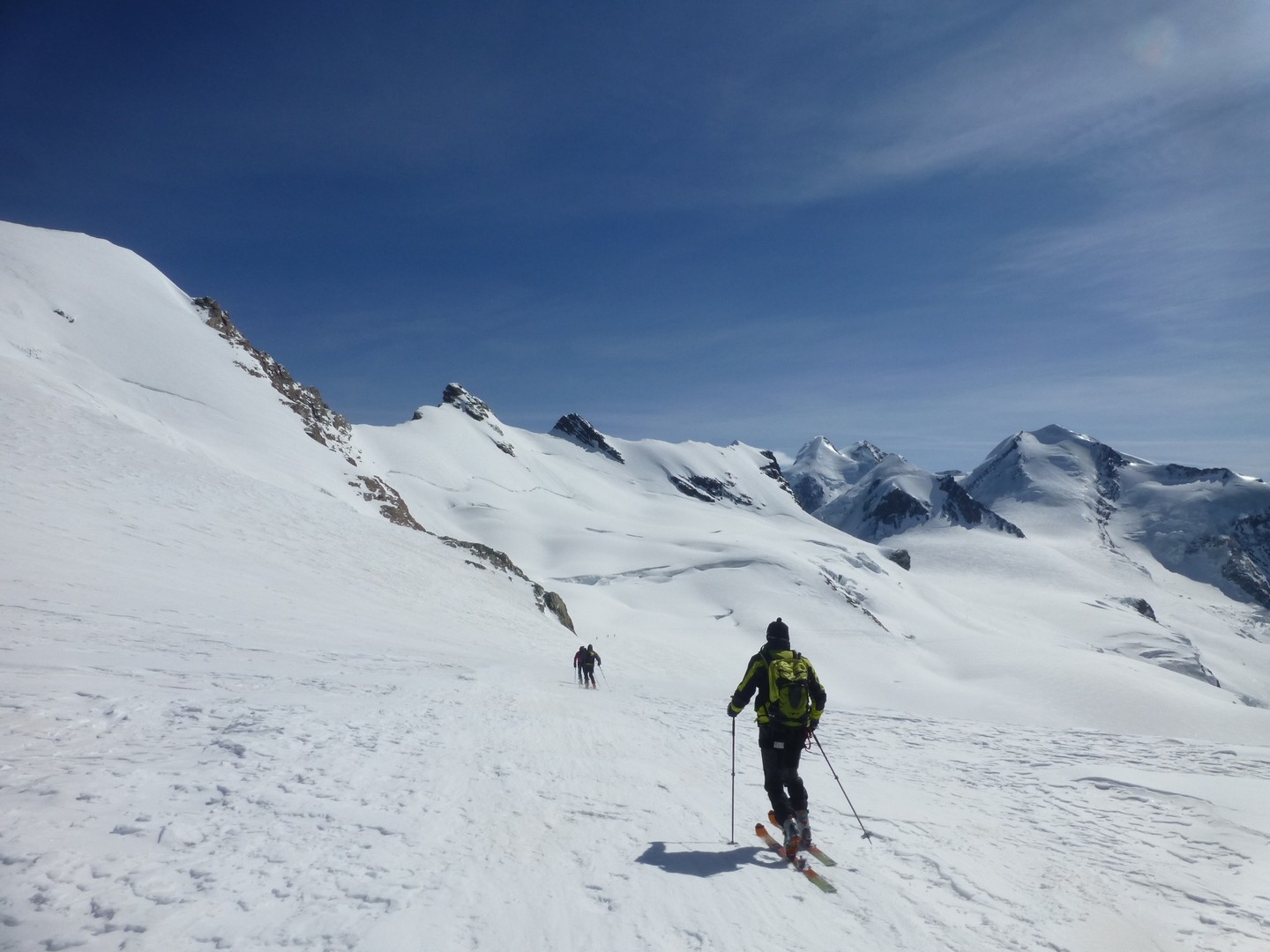 Ai piedi dei Breithorn verso la Porta Nera