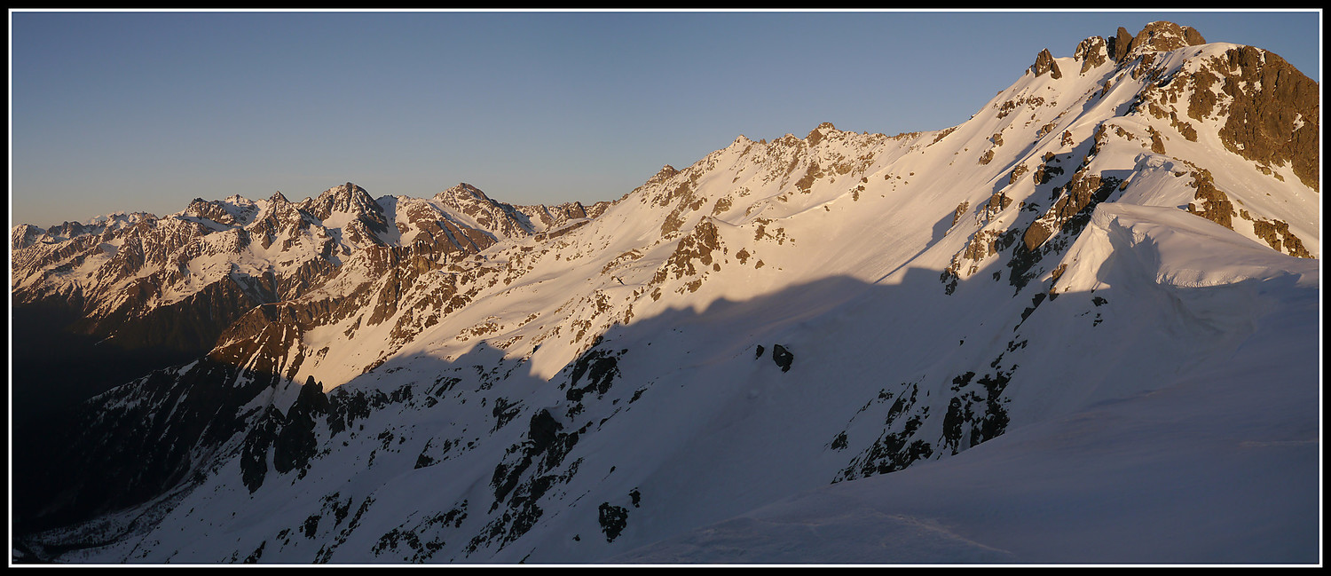 Versant NW de la Dent du Pra