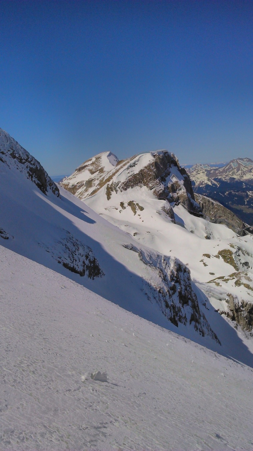 Traversé pour regagner le col de Bossetan
