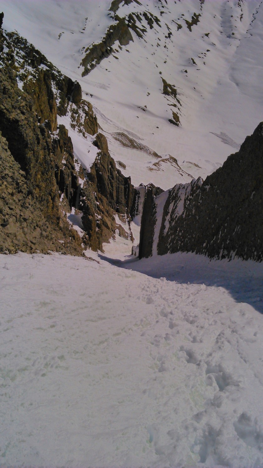 le couloir E N/E de la Dent de Barme
