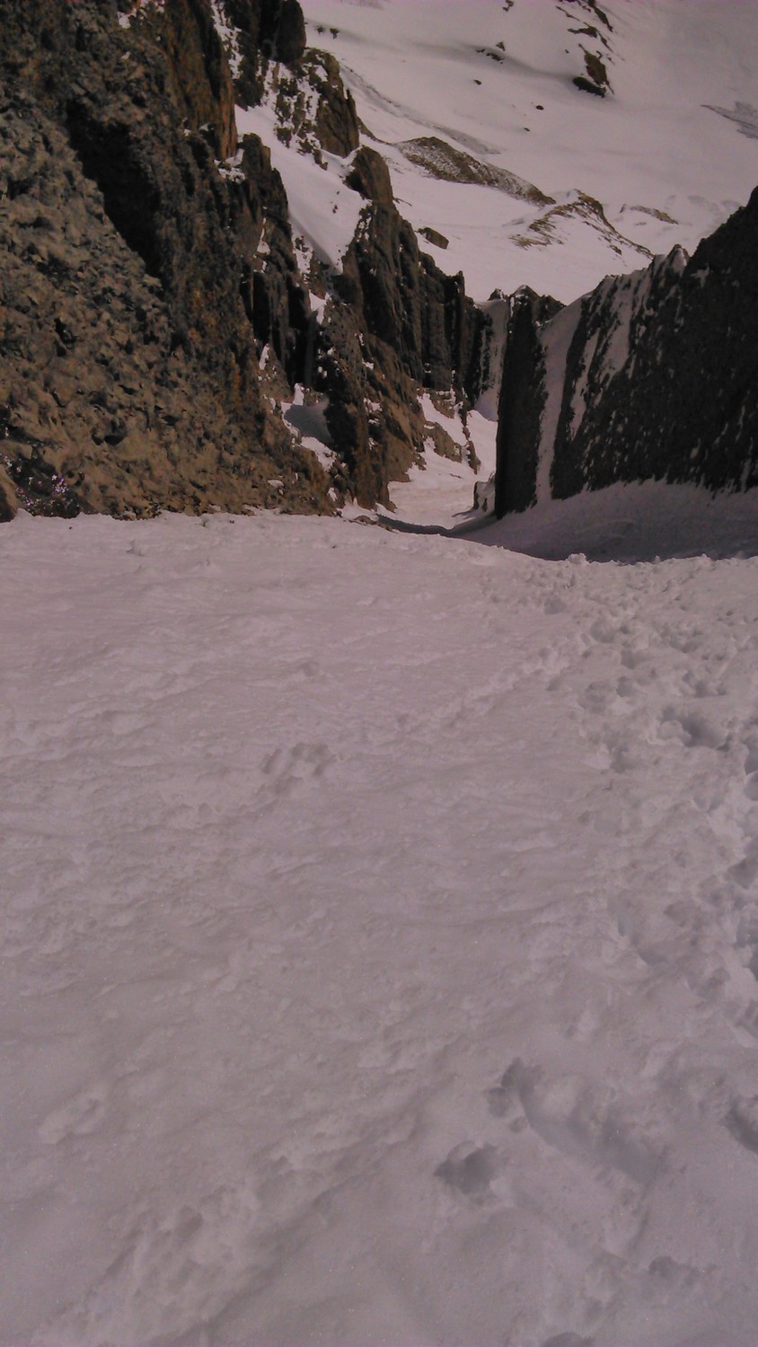 le couloir E N/E de la Dent de Barme