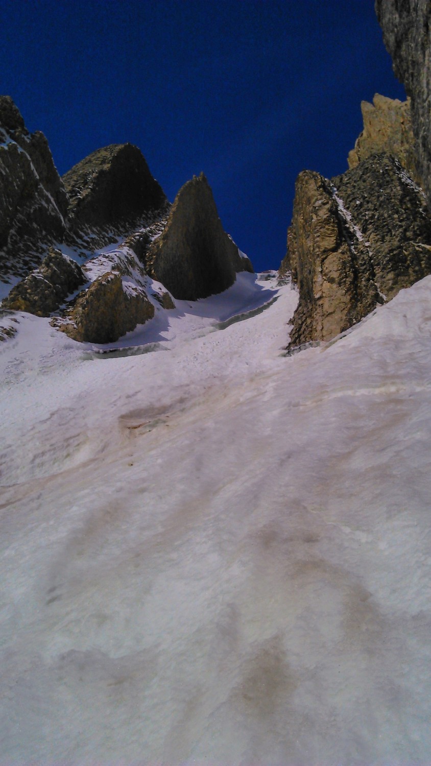 Entrée du couloir de la Dent de Barme