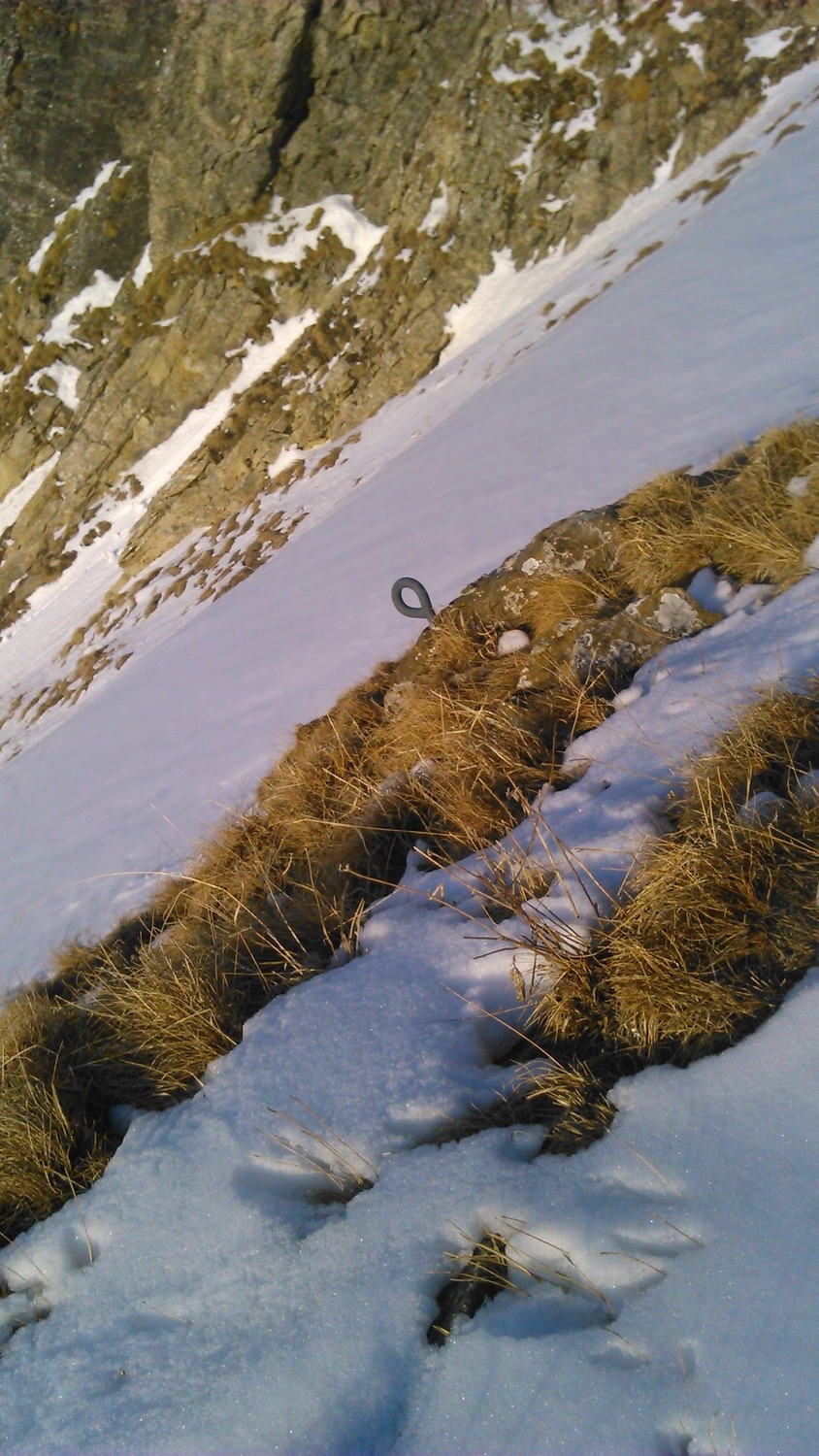 Encrage du col de la Golette de l'Oule