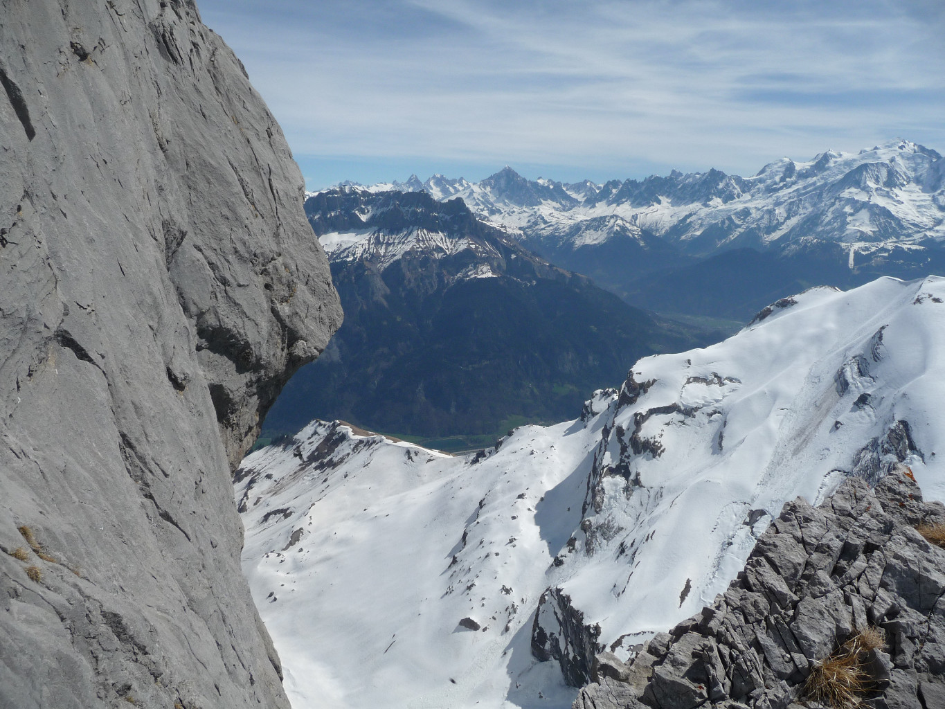quatre têtes et massif du mont blanc