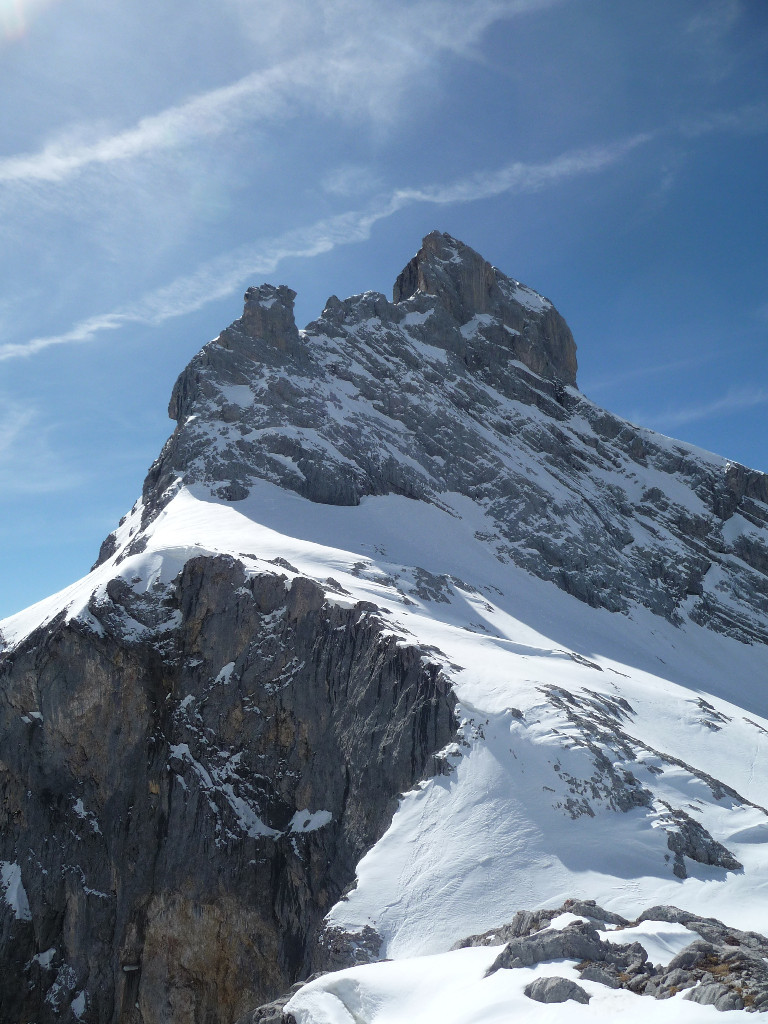 pointe Percée. décidément l'arête du doigt c'est pas pour moi