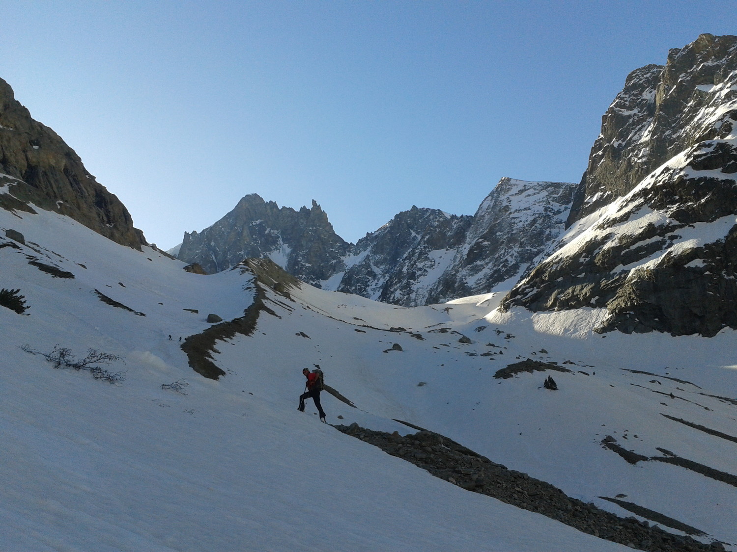 A l'attaque du vallon de Bonnepierre