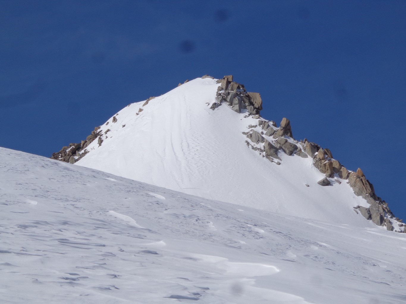 Dernière pente avant le sommet
