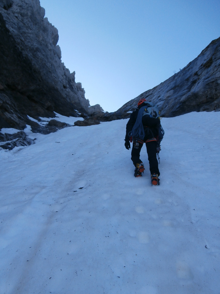 dans la montée