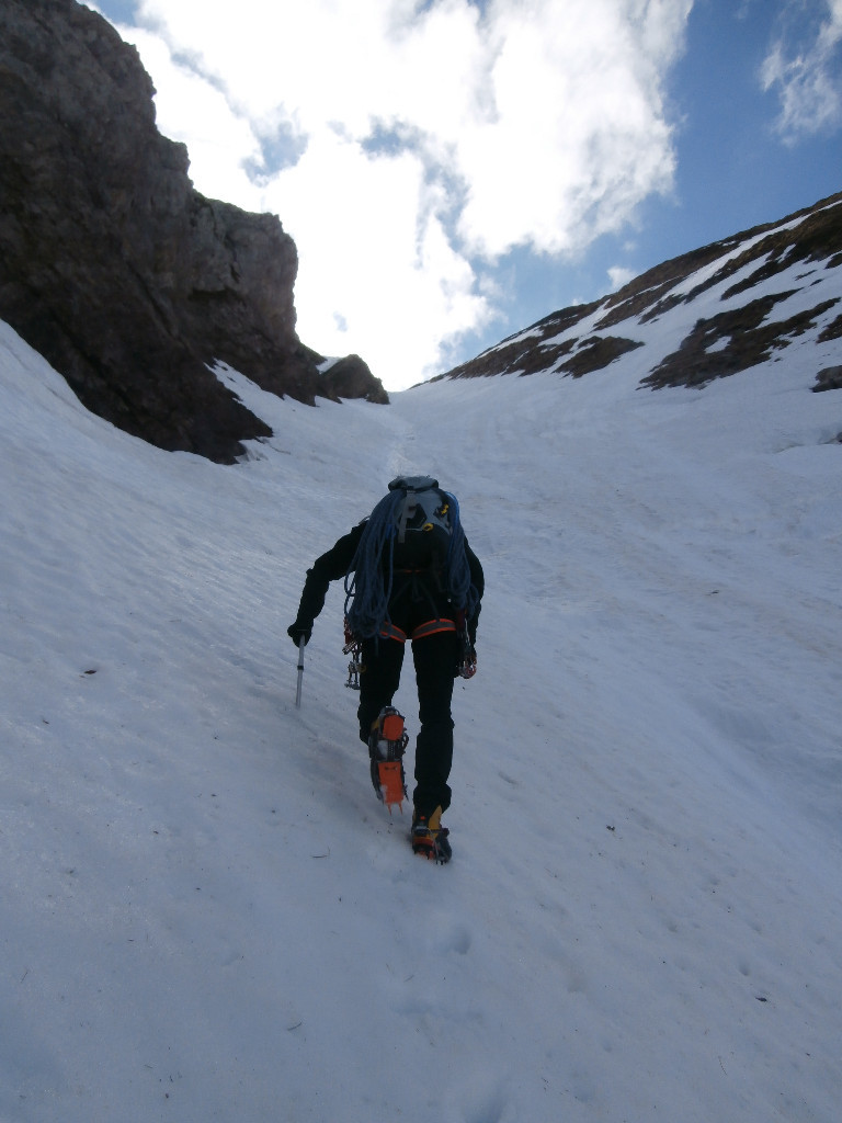 presque à la sortie du couloir