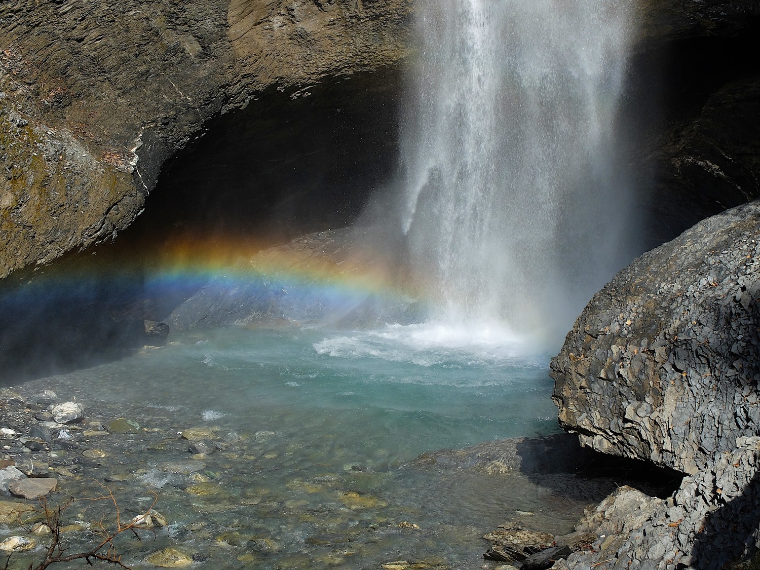 Pied de cascade....