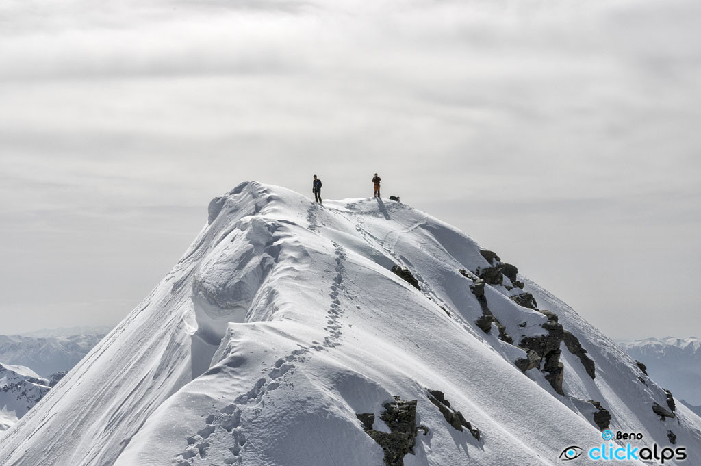 In cima al Pizzo Coca 3050m