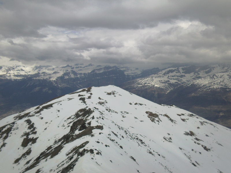 Ergischalphorn et Ergischhorn depuis Signalhorn