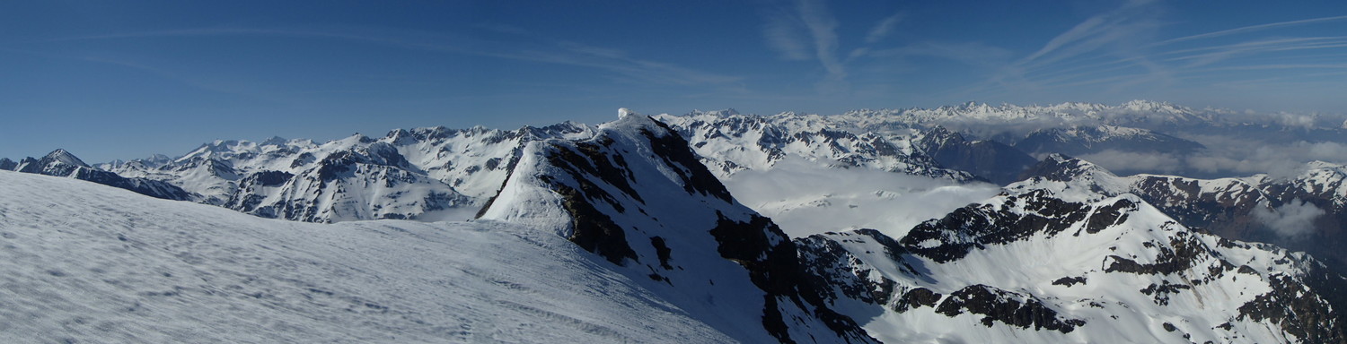 panorama du sommet