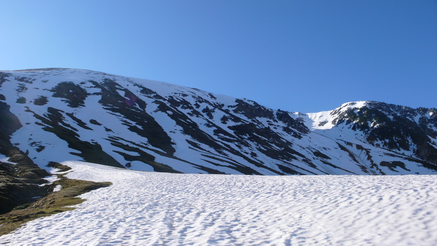 langue de neige de montée