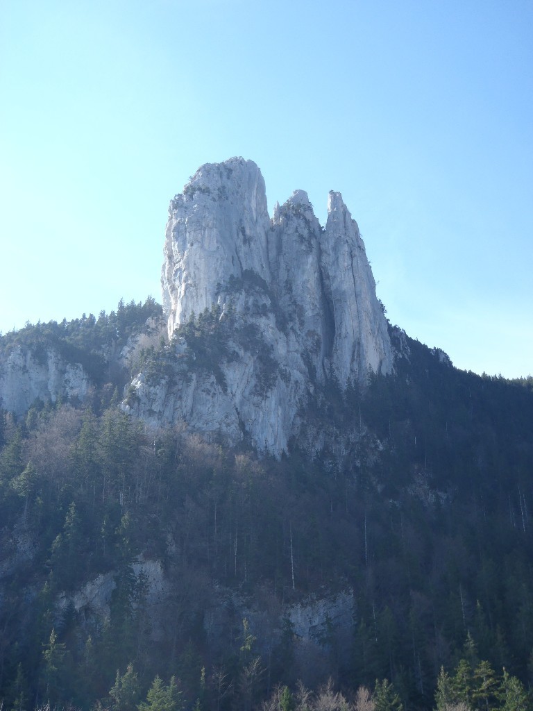 Les 3 Pucelles depuis le Tremplin
