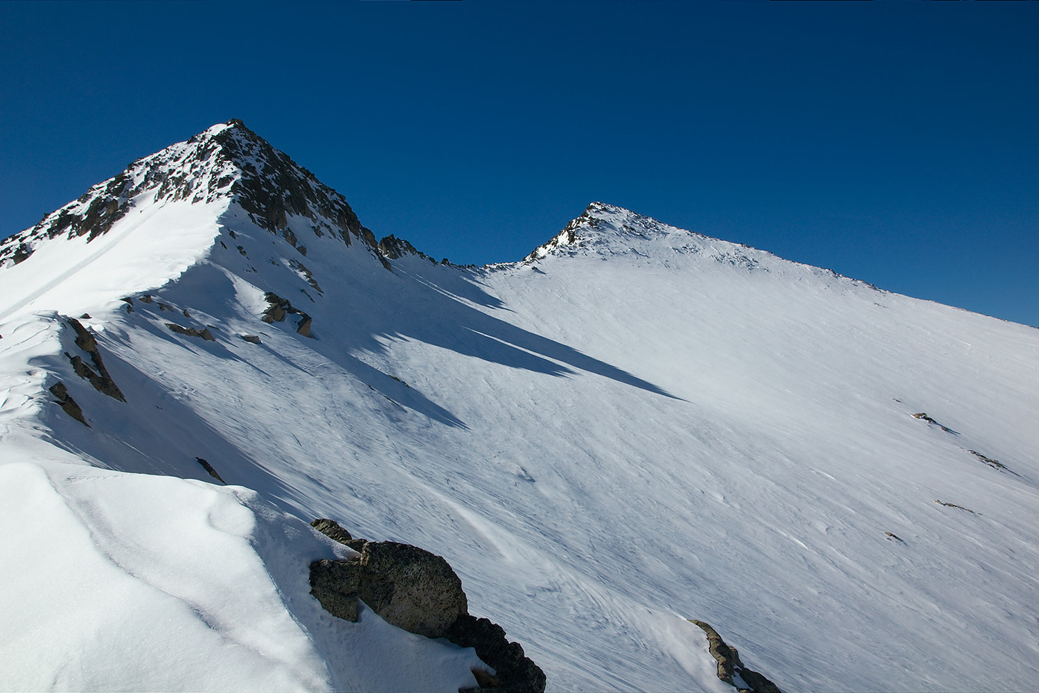 Mulleres, cap deth Hòro depuis col d'Alfred
