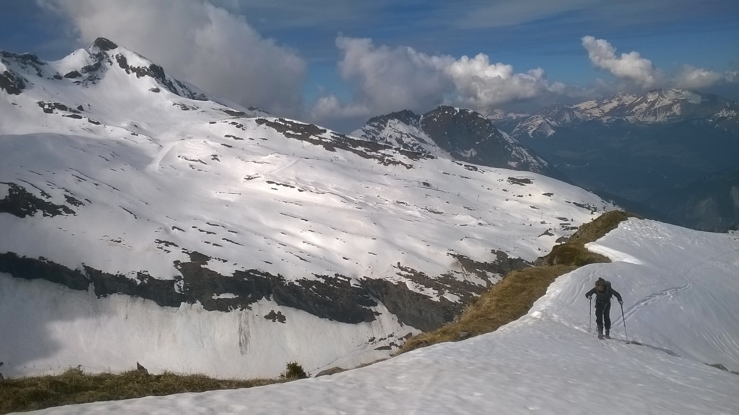 Arrivée au Col Pointe de Vorlaz