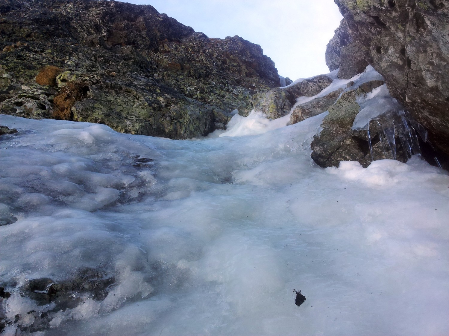 Le ressaut en glace