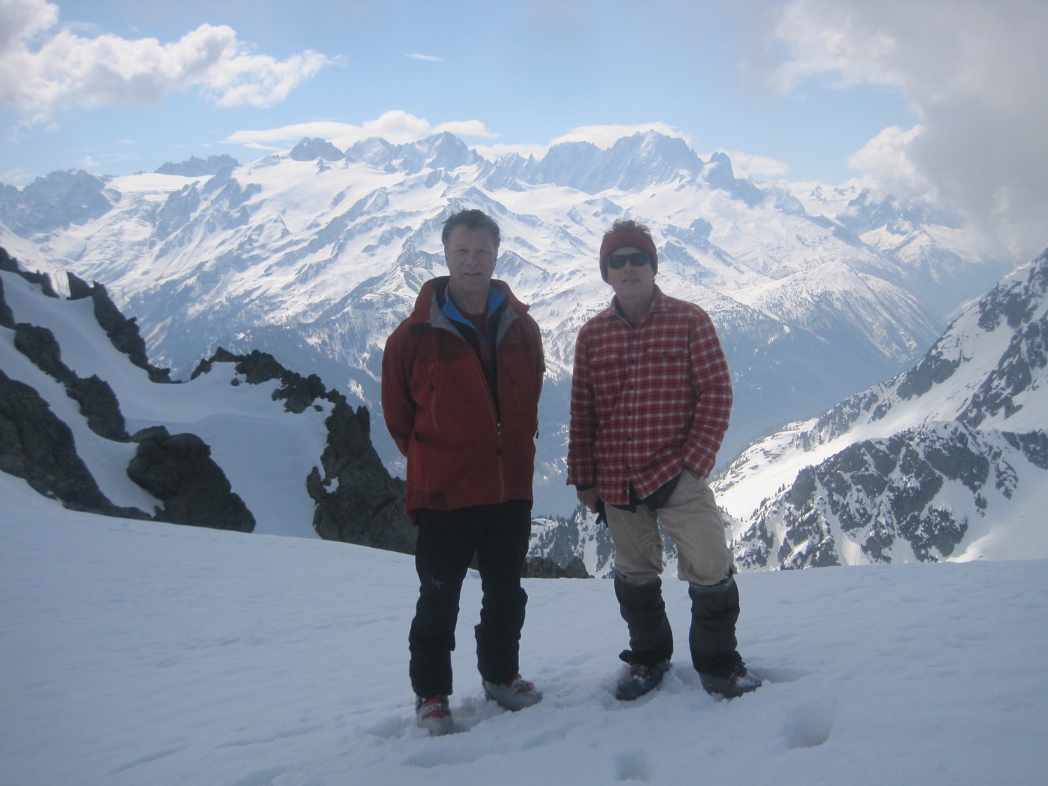 2 sexagénaires au col de Fenestral, I