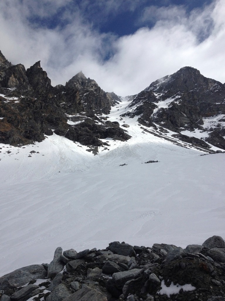 couloir depuis le bas