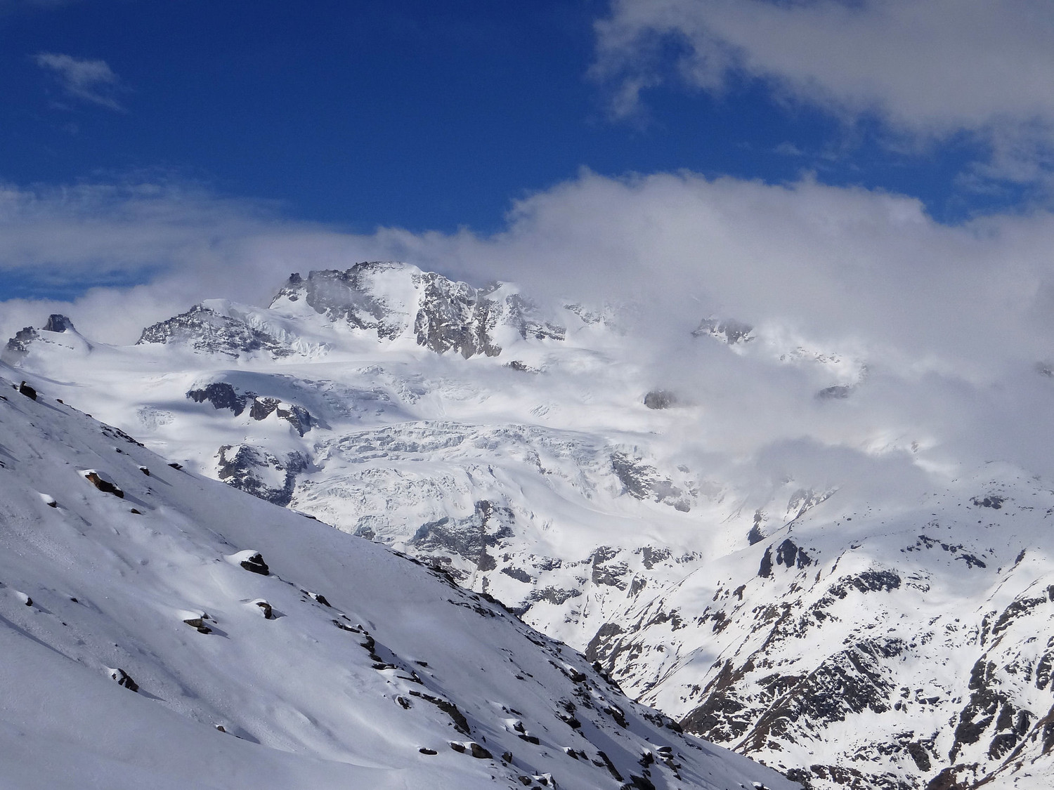 Le Grand Paradis, il ne fallait pas se presser aujourd'hui pour avoir la vue