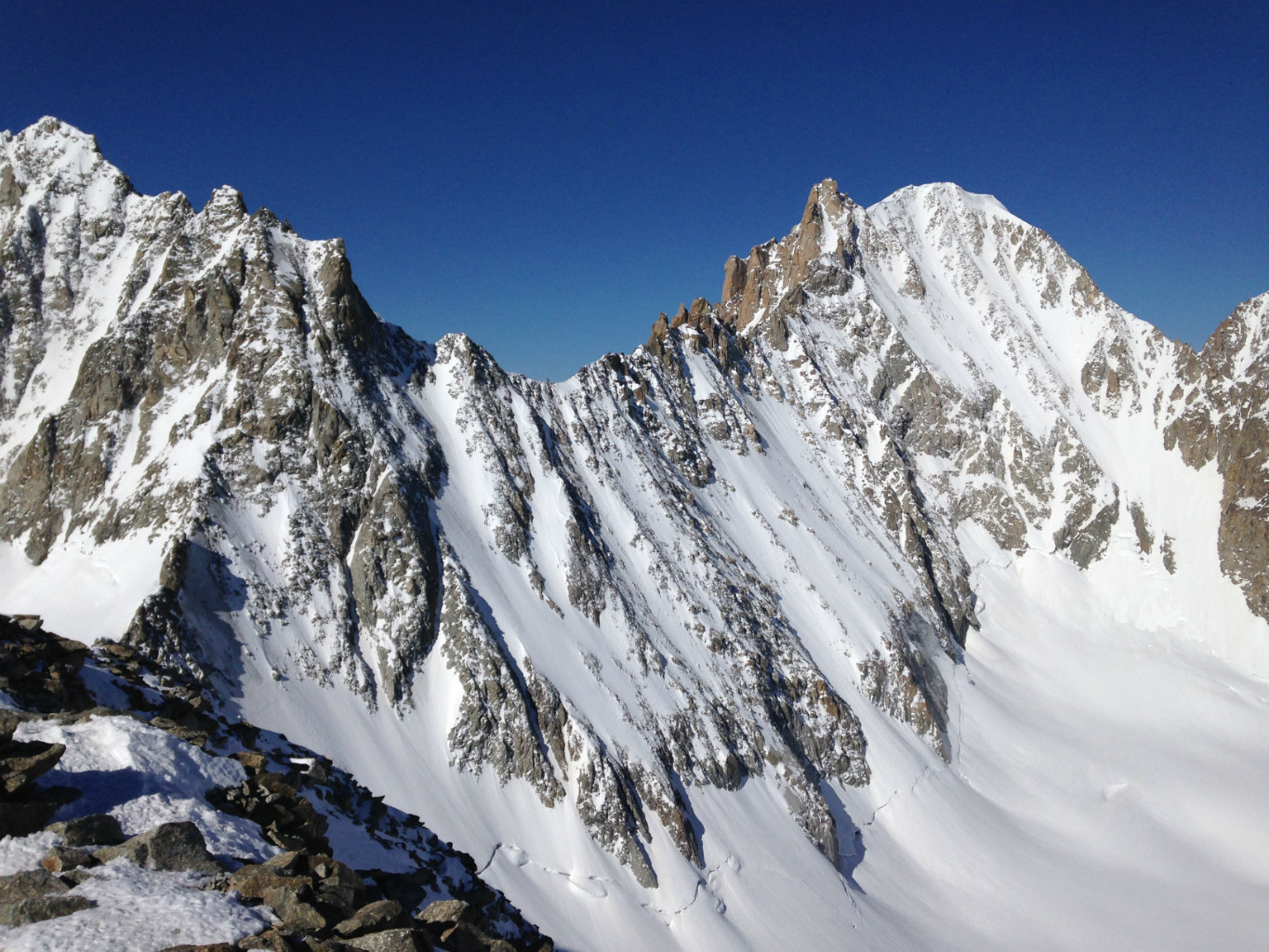 Col du Tour Noir et Aiguille d'Argentière