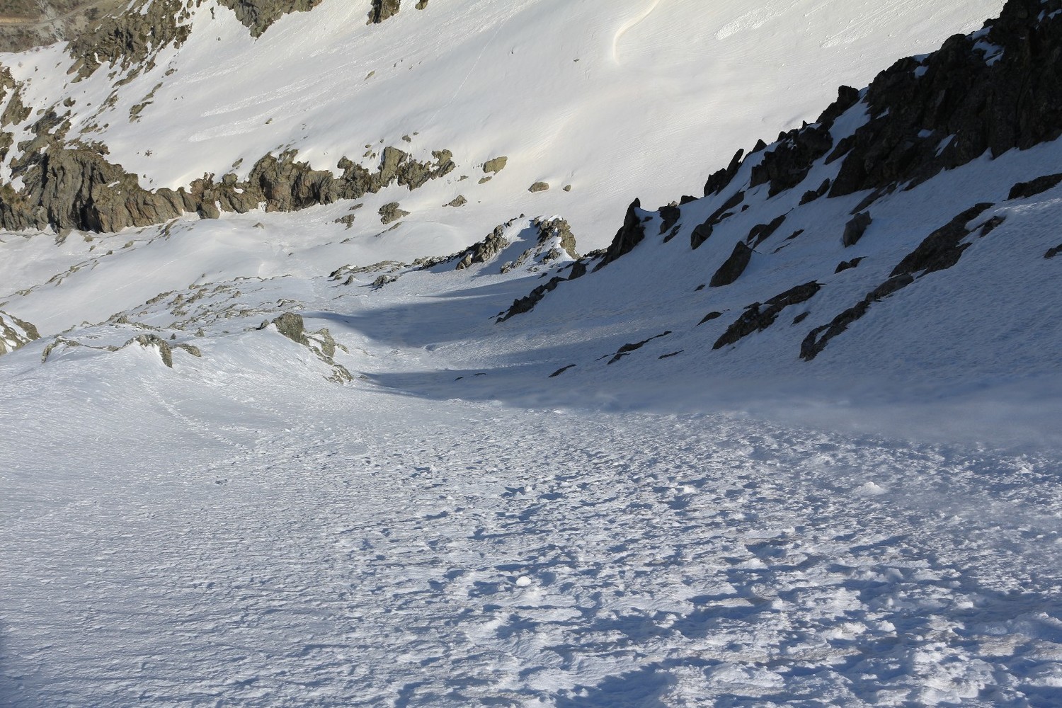 Depuis le tiers supérieur ; belle ligne !