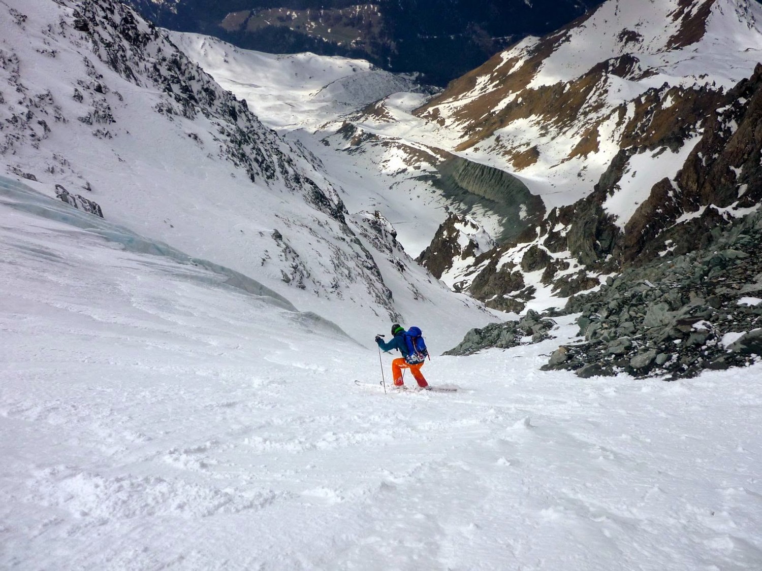 Jean-Phi rive droite de la langue du glacier Pendant