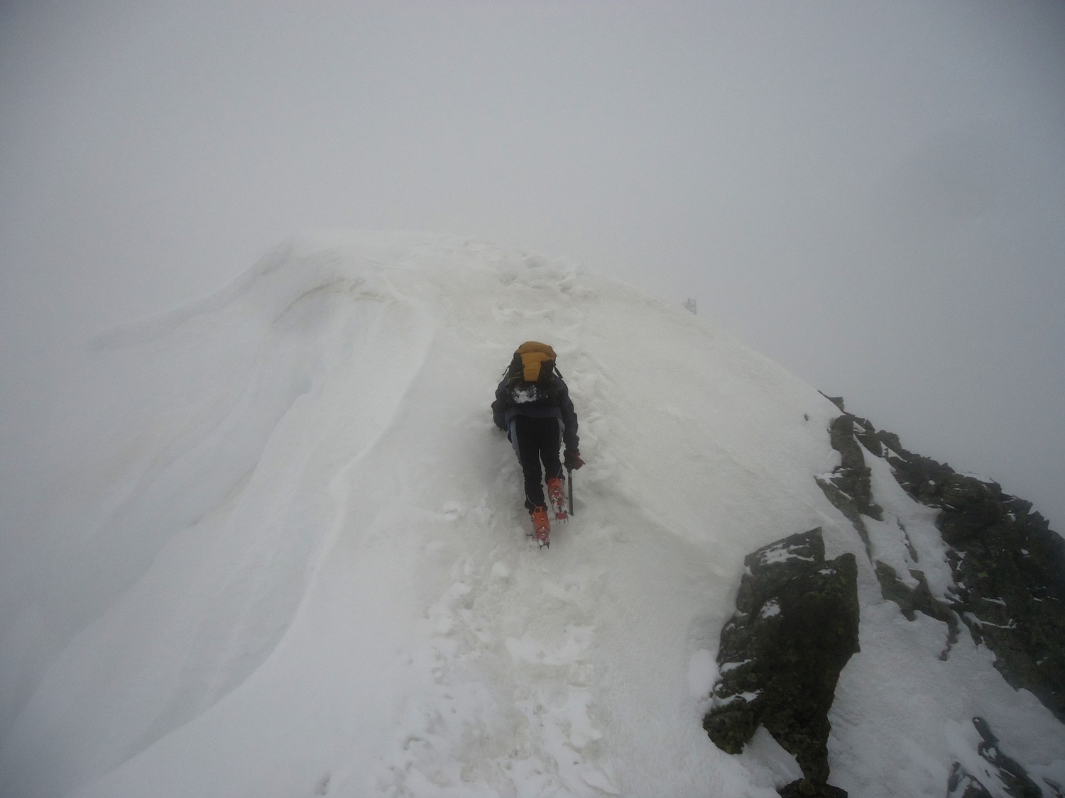 Cima occidentale di Cagamei: verso la vetta