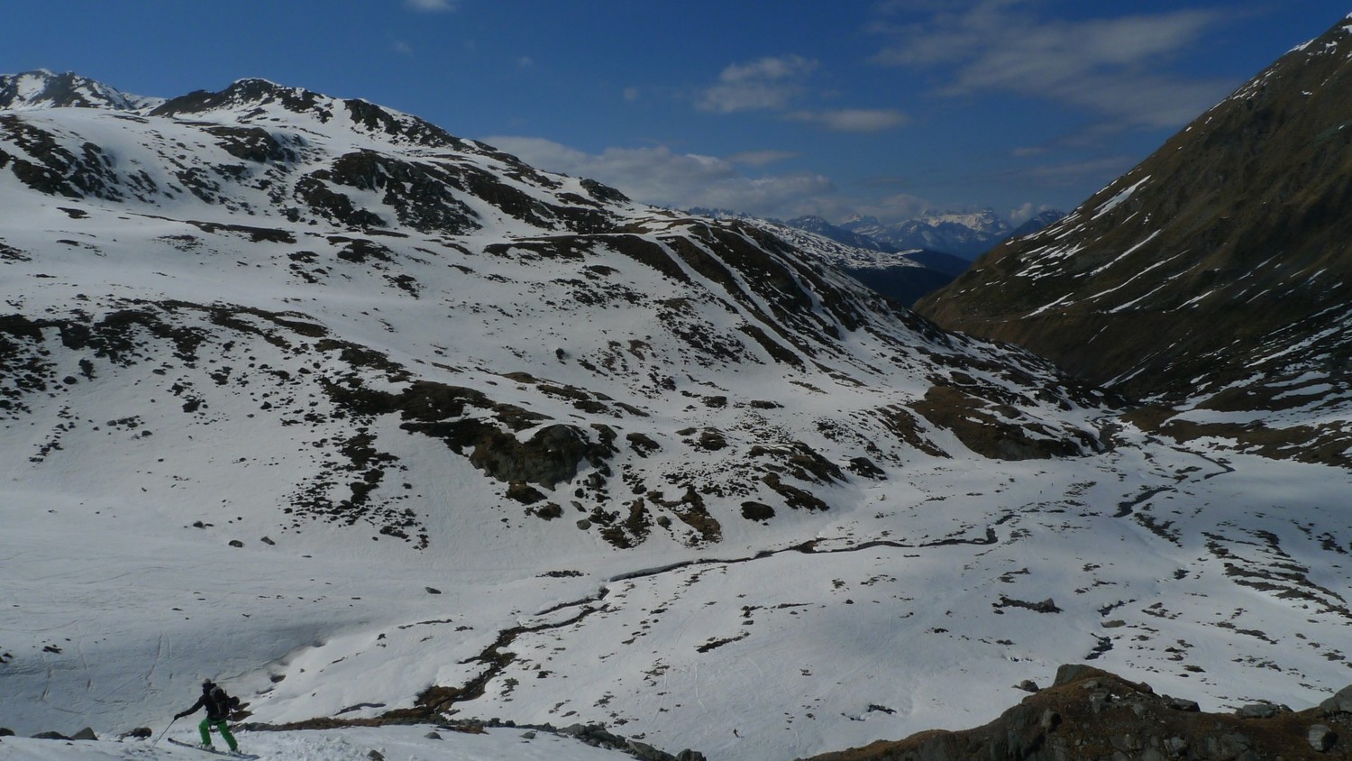 Poco sotto il rifugio