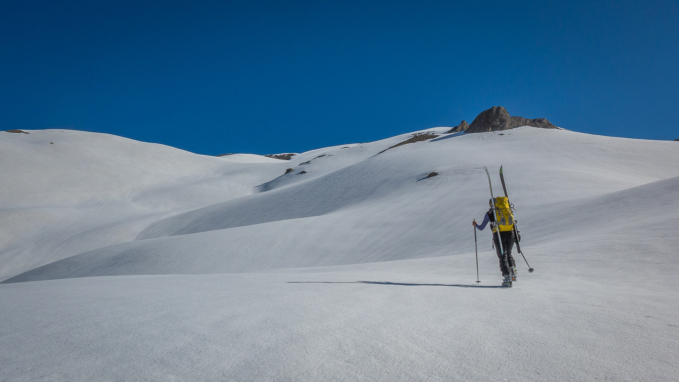 Un terrain de rêve pour nous qui n’affectionnons pas particulièrement le ski dans les cailloux.
