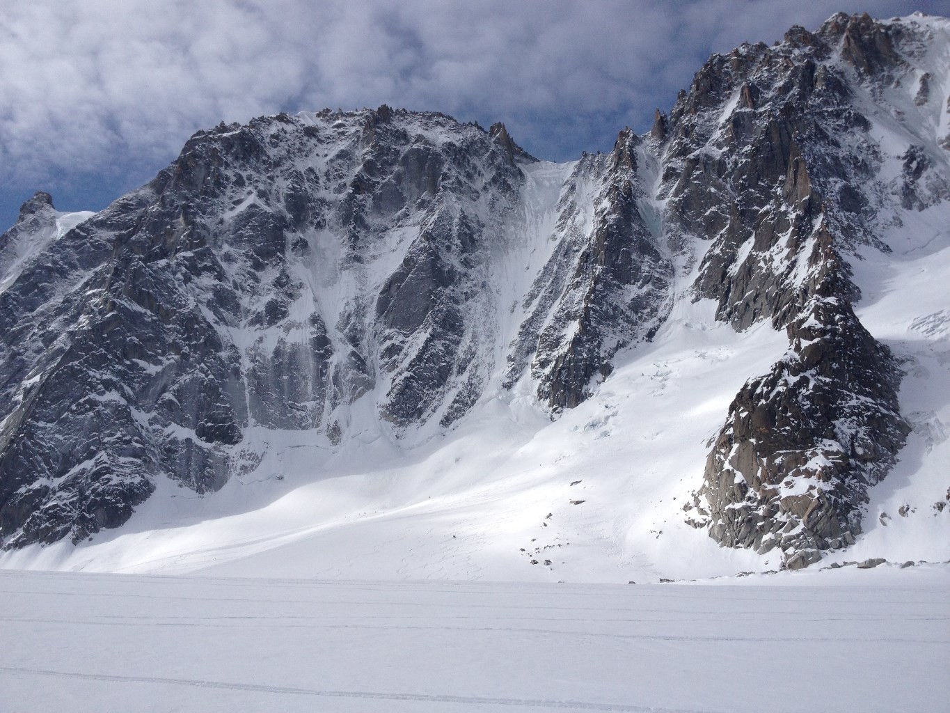 Mont-Blanc - Les Droites - Face N