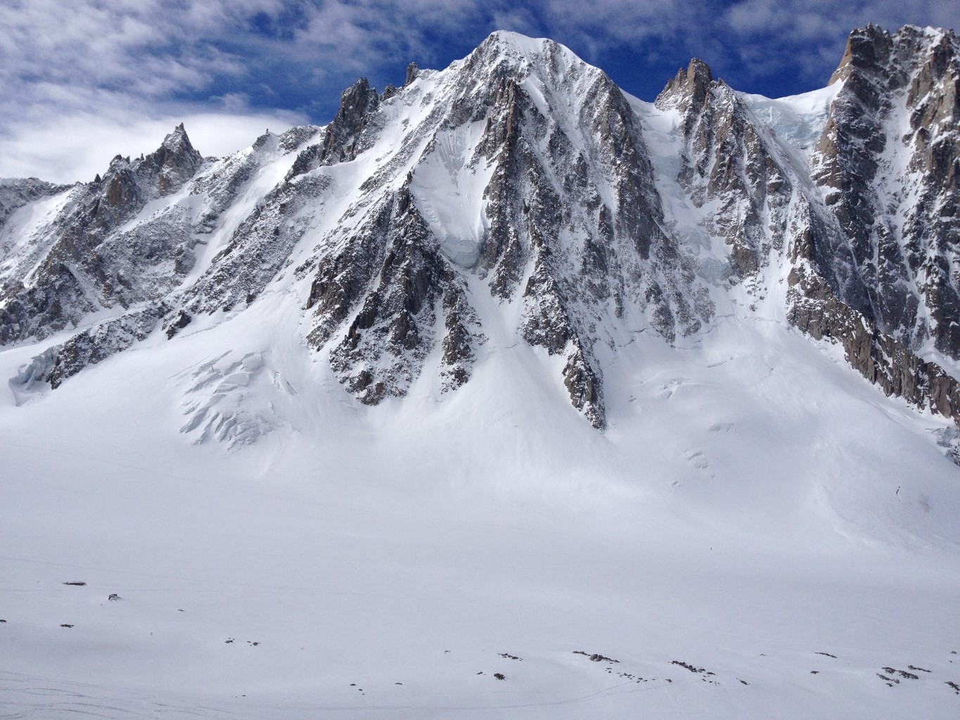 Mont-Blanc - Les Courtes - Face N